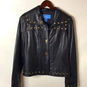 All leather black jacket